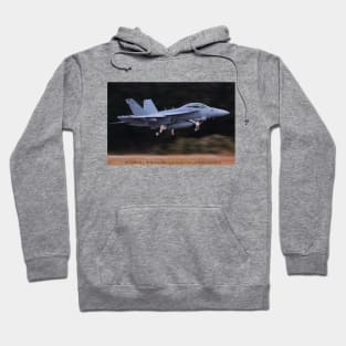 EA-18G Growler Super Hornet FCLP 13 Hoodie